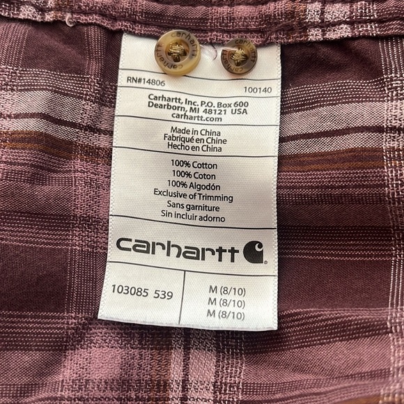 Carhartt Plaid Shirt M - Picture 4 of 4